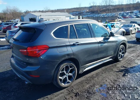 2018 BMW X1 xDrive28I из США, поврежденный, VIN WBXHT3C35J5L34663